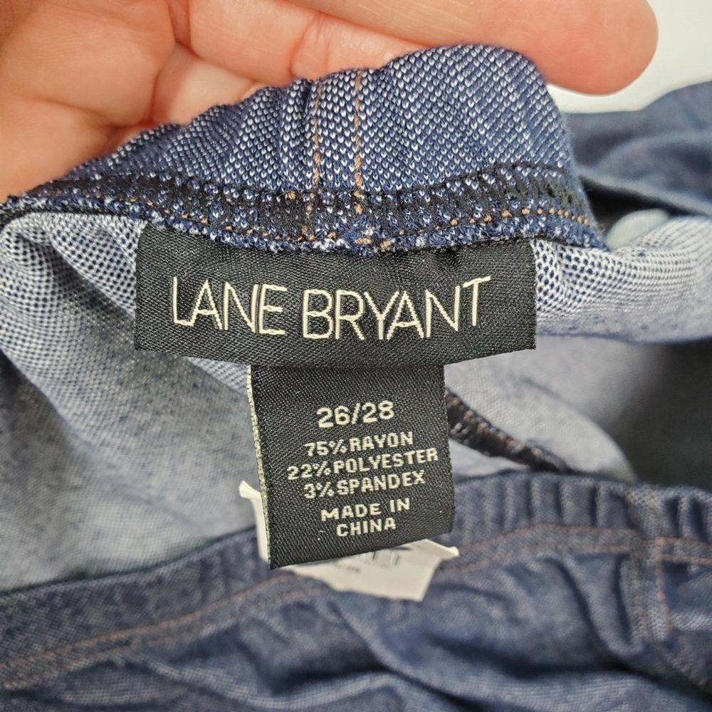 Lane Bryant New blue leggings size 26/28 - Picture 7 of 9